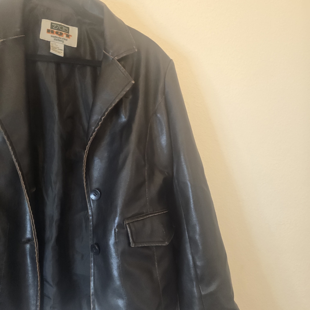 Elegant‎ Black Leather Jacket